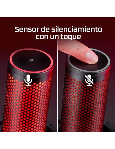 HyperX Quadcast 2 872V1AA Micrófono LED USB Negro
