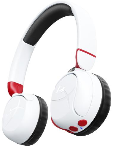 HyperX Cloud Mini Auriculares Gaming Inalámbricos para Niños 85dB Blancos