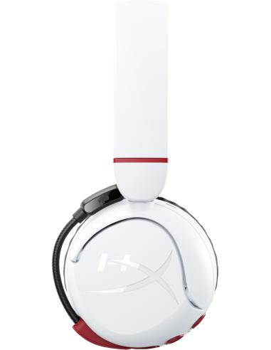 HyperX Cloud Mini Auriculares Gaming Inalámbricos para Niños 85dB Blancos