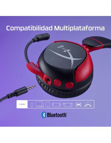 HyperX Cloud Mini Auriculares Gaming Inalámbricos para Niños 85dB Negros
