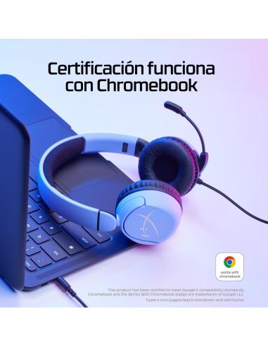 HyperX Cloud Mini Auriculares Gaming para Niños 85db Lavanda