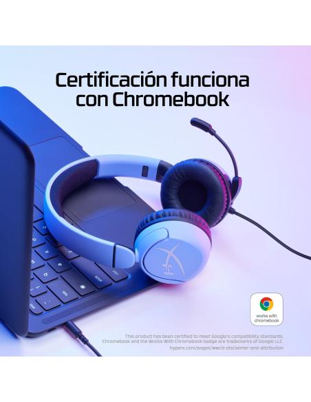 HyperX Cloud Mini Auriculares Gaming para Niños 85db Lavanda