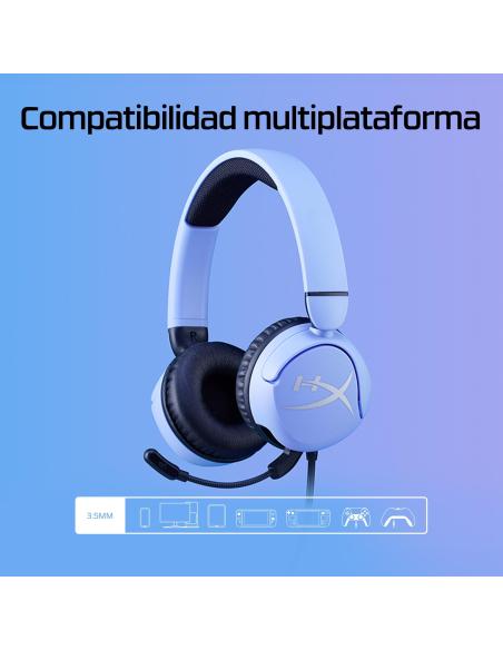 HyperX Cloud Mini Auriculares Gaming para Niños 85db Lavanda