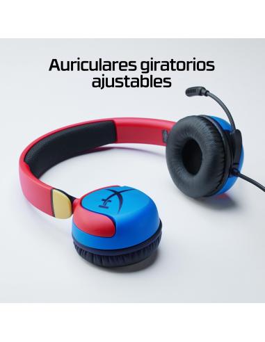 HyperX Cloud Mini Auriculares Gaming para Niños 85db Multicolor