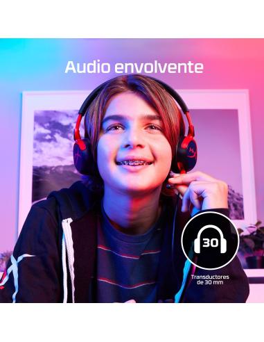 HyperX Cloud Mini Auriculares Gaming para Niños 85dB Negro