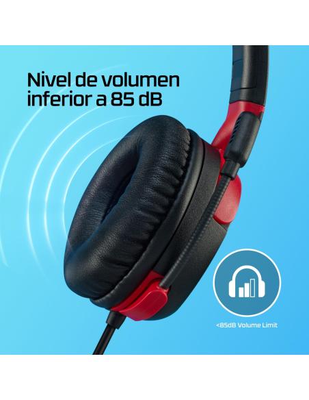 HyperX Cloud Mini Auriculares Gaming para Niños 85dB Negro