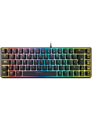 Krom Kalista Teclado RGB USB-A Negro