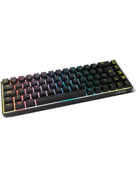 Krom Kalista Teclado RGB USB-A Negro