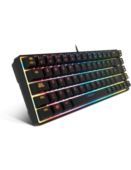 Krom Kalista Teclado RGB USB-A Negro