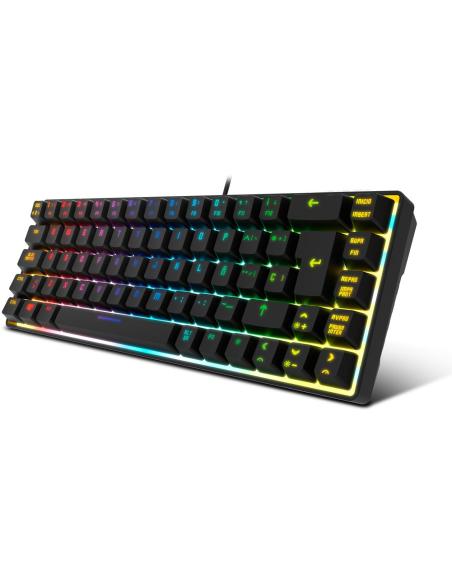 Krom Kalista Teclado RGB USB-A Negro