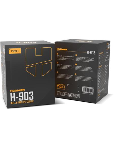 Nox Hummer H-903 Ventilador CPU 92mm Negro