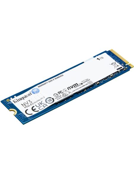 Kingston NV3 SSD 1TB M.2 2280 PCIe Gen4 NVMe 3D NAND