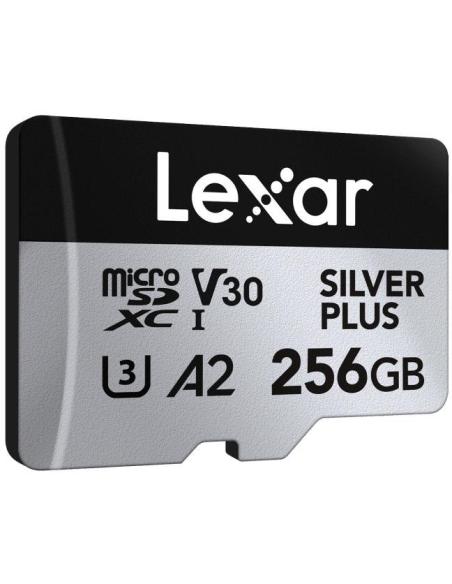 Lexar Professional SILVER PLUS 256GB MicroSDXC UHS-I Clase 3