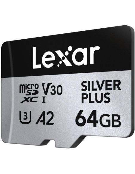 Lexar Professional SILVER PLUS 64 GB MicroSDXC UHSI Clase 3