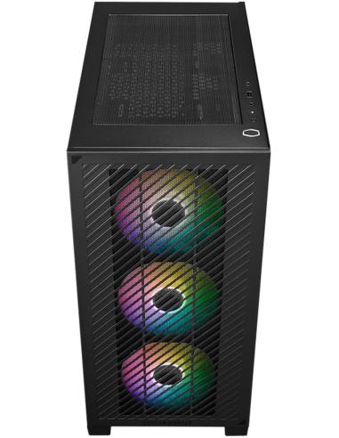 Cooler Master Elite 301 Cristal Templado USB 3.2 Negro