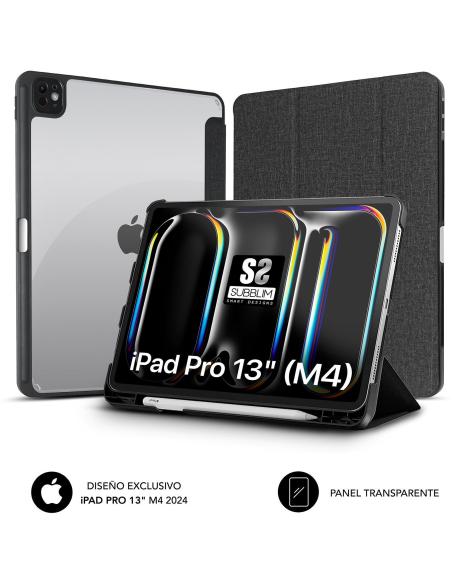 SUBBLIM SUBCST5SC421 Funda para Tablet IPad Pro 13" Negro