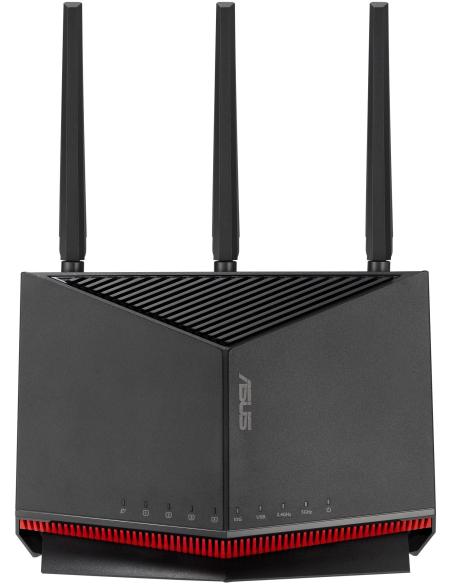 Asus RT-BE86U Router WiFi 7 8600Mbps 1x Puerto 10G + 4 Puertos 2.5G Negro