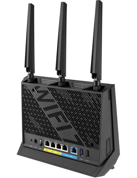 Asus RT-BE86U Router WiFi 7 8600Mbps 1x Puerto 10G + 4 Puertos 2.5G Negro