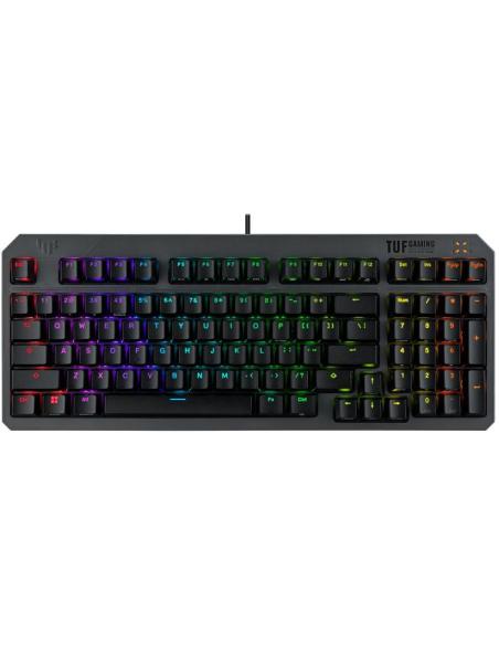 ASUS TUF Gaming K3 Gen II Teclado Mecánico Gaming RGB Switch Opto-Mecánico QWERTY Español Negro