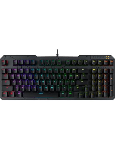 ASUS TUF Gaming K3 Gen II Teclado Mecánico Gaming RGB Switch Opto-Mecánico QWERTY Español Negro