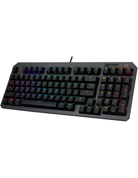 ASUS TUF Gaming K3 Gen II Teclado Mecánico Gaming RGB Switch Opto-Mecánico QWERTY Español Negro