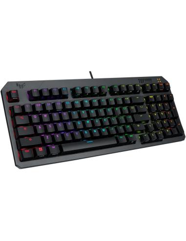 ASUS TUF Gaming K3 Gen II Teclado Mecánico Gaming RGB Switch Opto-Mecánico QWERTY Español Negro