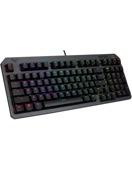 ASUS TUF Gaming K3 Gen II Teclado Mecánico Gaming RGB Switch Opto-Mecánico QWERTY Español Negro