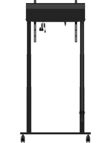 Iiyama MD CAR2031-B1 Soporte de Suelo de Monitor/TV de 55-105" Máx. 120KG Negro