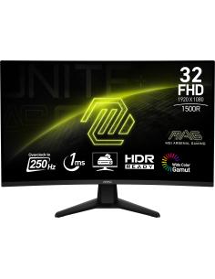 MSI MAG 32C6X 31.5" LCD VA FullHD Curvo Negro