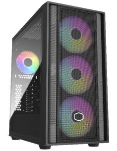 Cooler Master MasterBox 600 Cristal Templado USB 3.2 Negro