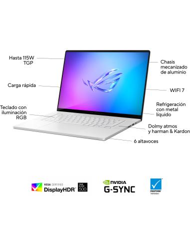 Asus ROG Zephyrus G16 OLED GA605WI-QR005W AMD Ryzen AI 9 HX 370/32GB/1TB SSD/RTX 4070/16" W11 Home