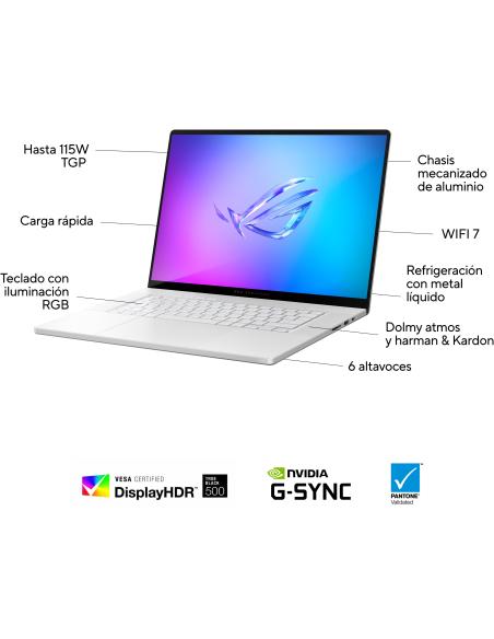 Asus ROG Zephyrus G16 OLED GA605WI-QR005W AMD Ryzen AI 9 HX 370/32GB/1TB SSD/RTX 4070/16" W11 Home