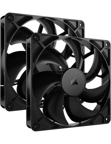 Corsair RS140 Pack Doble Ventilador Suplementario PWM 140mm Negro