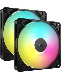 Corsair RS140 ARGB Doble Ventilador 140mm Negro