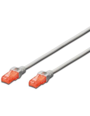 Ewent IM1032 Cable de Red RJ45 Cat.6 U/UTP Slim 15M Gris