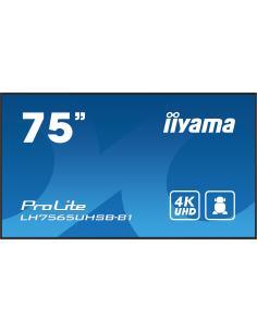 iiyama ProLite LH7565UHSB-B1 75" Pantalla Interactiva VA 4K Ultra HD Negro-1383603