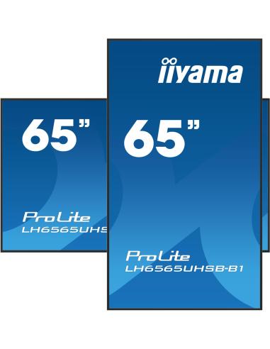 iiyama ProLite LH6565UHSB-B1 65" Pantalla Interactiva VA 4K Ultra HD Negro