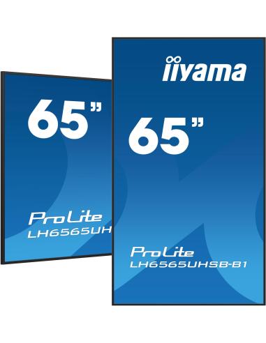 iiyama ProLite LH6565UHSB-B1 65" Pantalla Interactiva VA 4K Ultra HD Negro