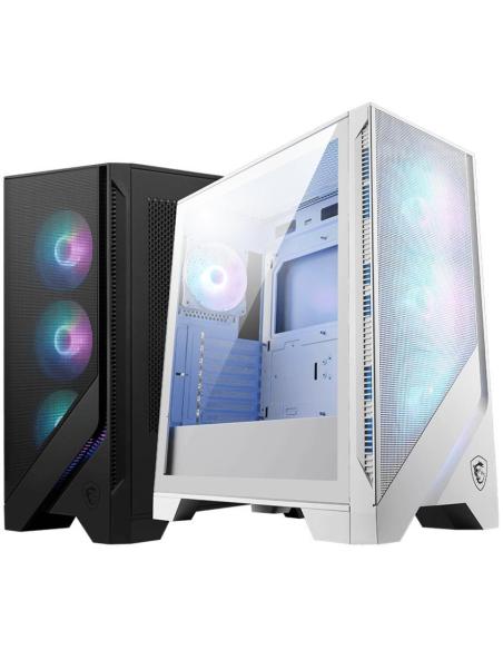 MSI MAG FORGE 320R AIRFLOW ARGB Mid Tower mATX Cristal Templado USB 3.2 Blanca