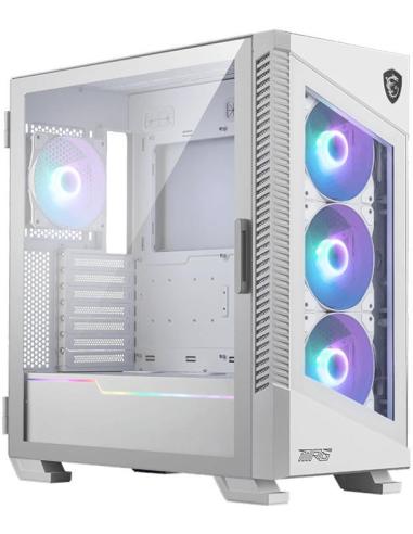 MSI MPG Velox 100R WHITE Cristal Templado USB 3.2 Blanca