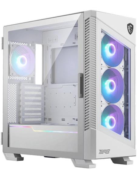 MSI MPG Velox 100R WHITE Cristal Templado USB 3.2 Blanca