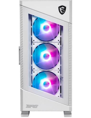 MSI MPG Velox 100R WHITE Cristal Templado USB 3.2 Blanca