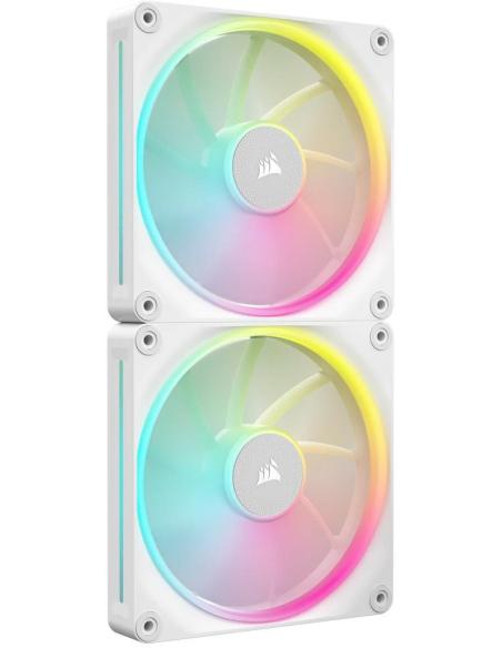 Corsair PWM iCUE LINK LX140 RGB Expansión de Ventilador Dual 140 mm Blanco
