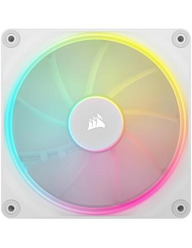 Corsair PWM iCUE LINK LX140 RGB Expansión de Ventilador Dual 140 mm Blanco