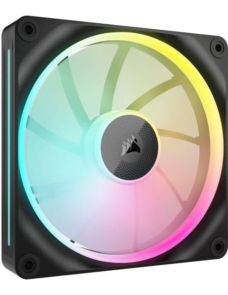 Corsair PWM iCUE LINK LX140 RGB Expansión de Ventilador Dual 140 mm Negro