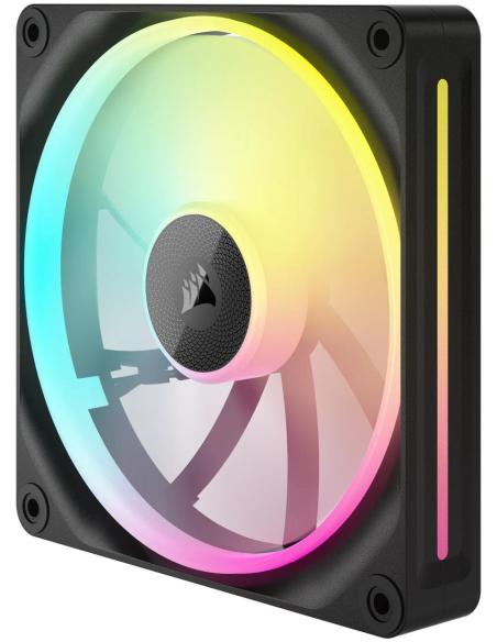 Corsair PWM iCUE LINK LX140 RGB Expansión de Ventilador Dual 140 mm Negro