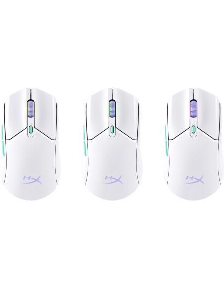 HyperX Pulsefire Haste 2 Core 8R2E7AA Ratón Gaming Inalámbrico Blanco