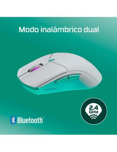 HyperX Pulsefire Haste 2 Core 8R2E7AA Ratón Gaming Inalámbrico Blanco