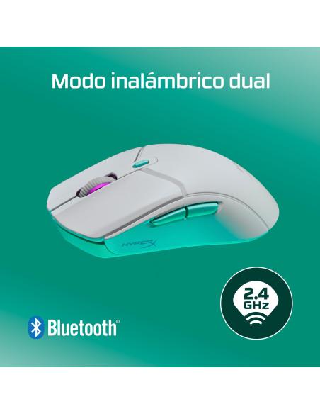 HyperX Pulsefire Haste 2 Core 8R2E7AA Ratón Gaming Inalámbrico Blanco
