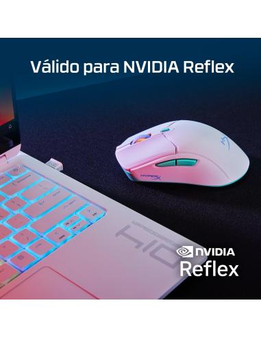 HyperX Pulsefire Haste 2 Core 8R2E7AA Ratón Gaming Inalámbrico Blanco